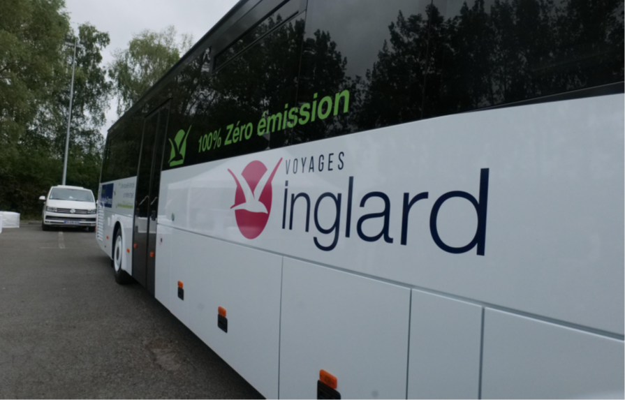 La société de transports Inglard inaugure son premier bus rétrofité !
